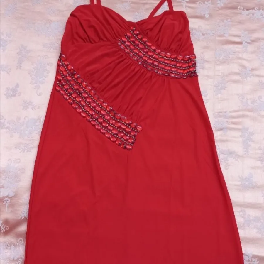 پیراهن مجلسی پر نگین