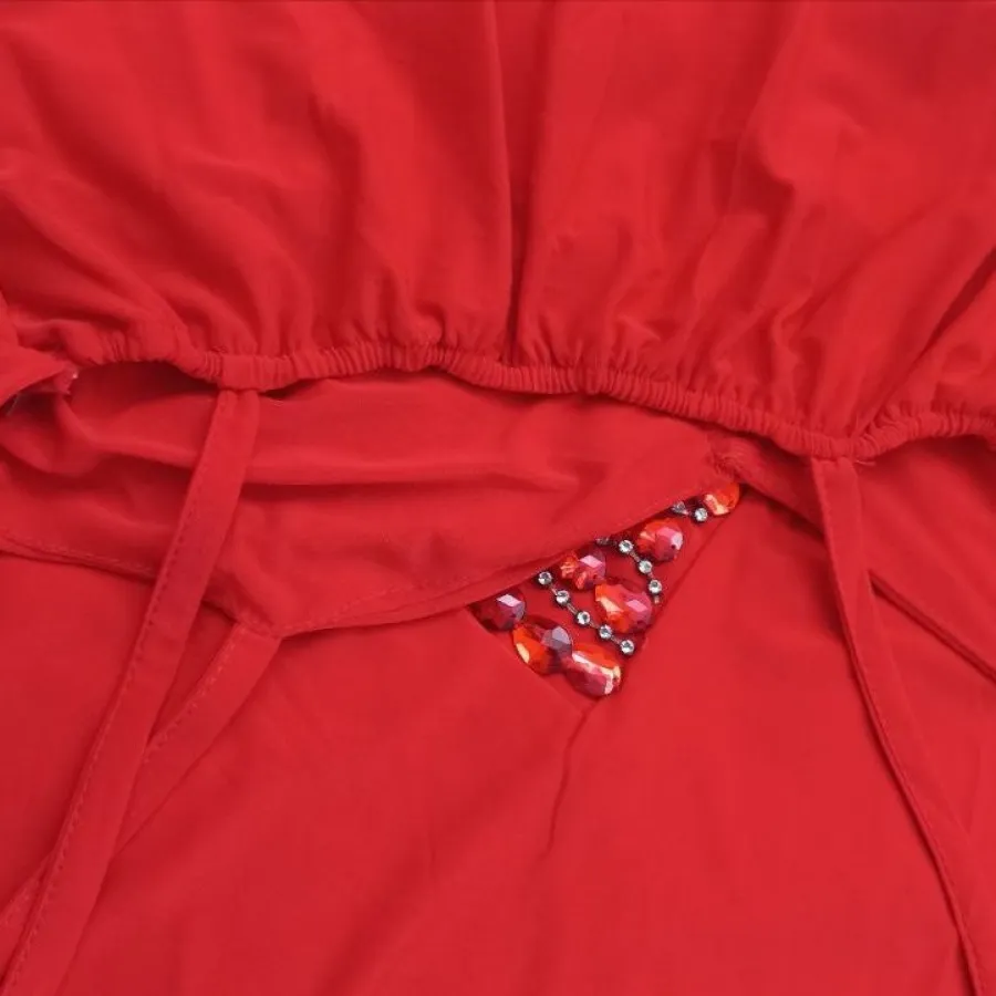 پیراهن مجلسی پر نگین