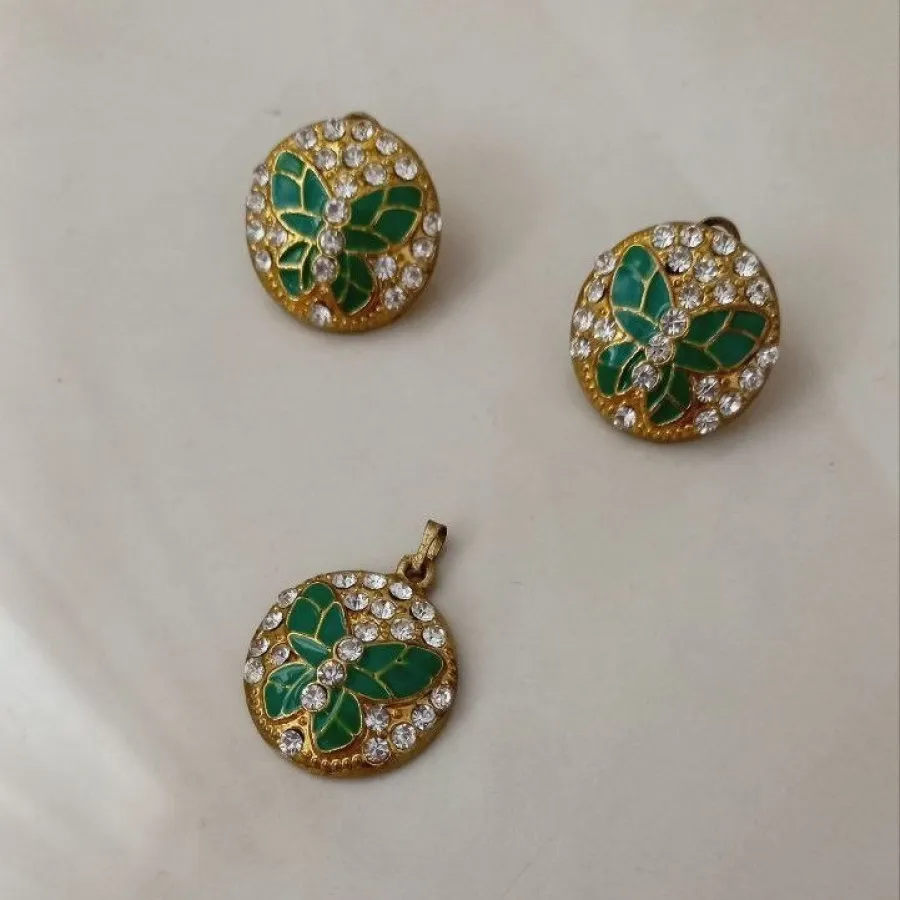 نیم ست نگین دار