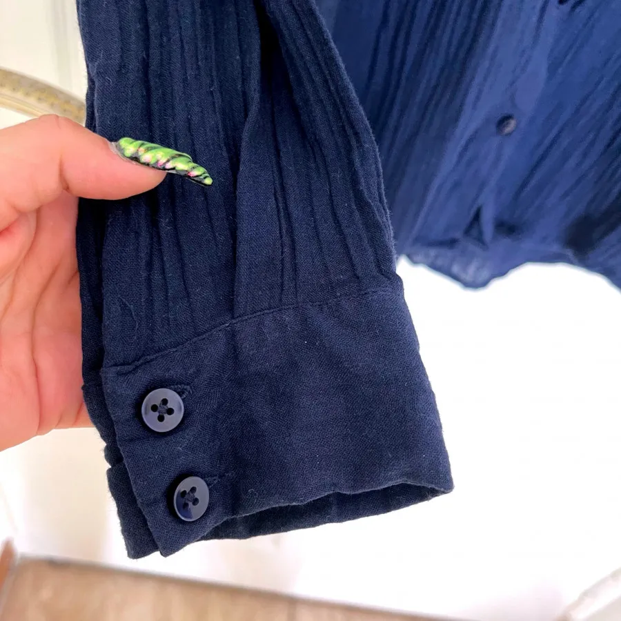 شومیز پارچه چروک