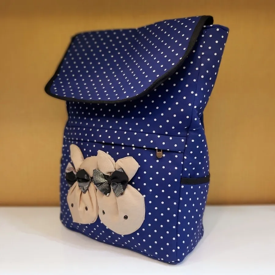 کوله پشتی خرگوشی پارچه‌ای