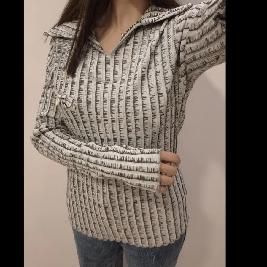 بلوز آستین بلند خارجی