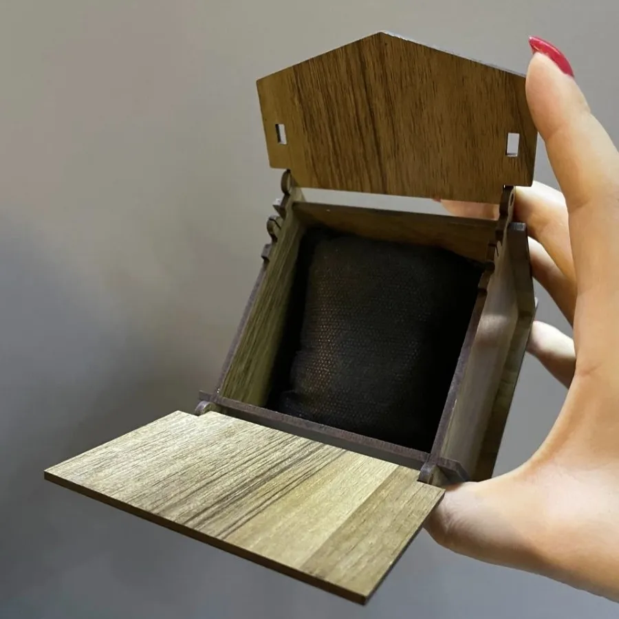 جعبه چوبی کادویی