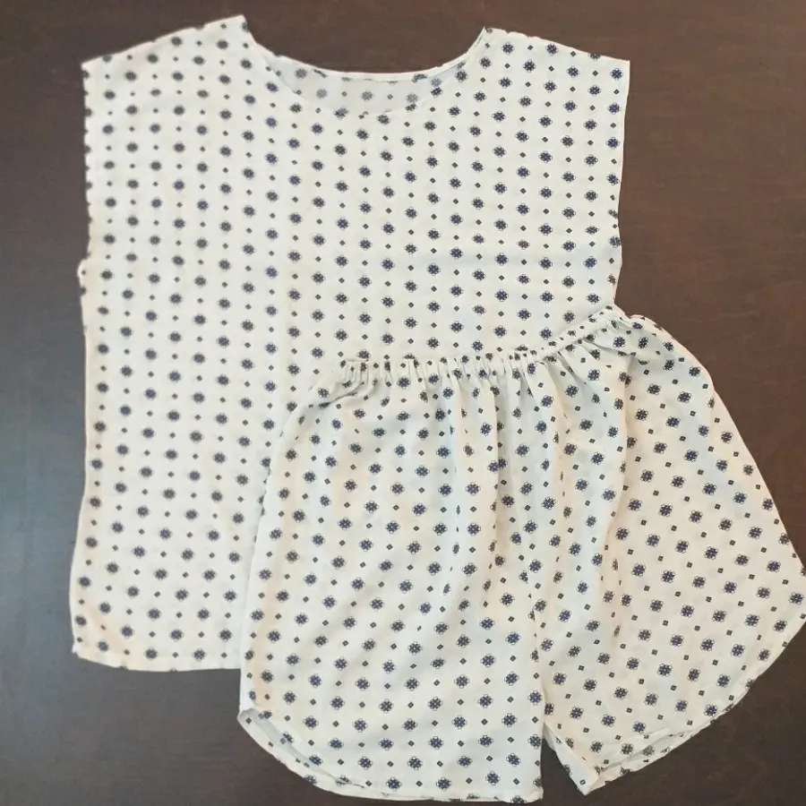 تیشرت و شورت نخی خونگی