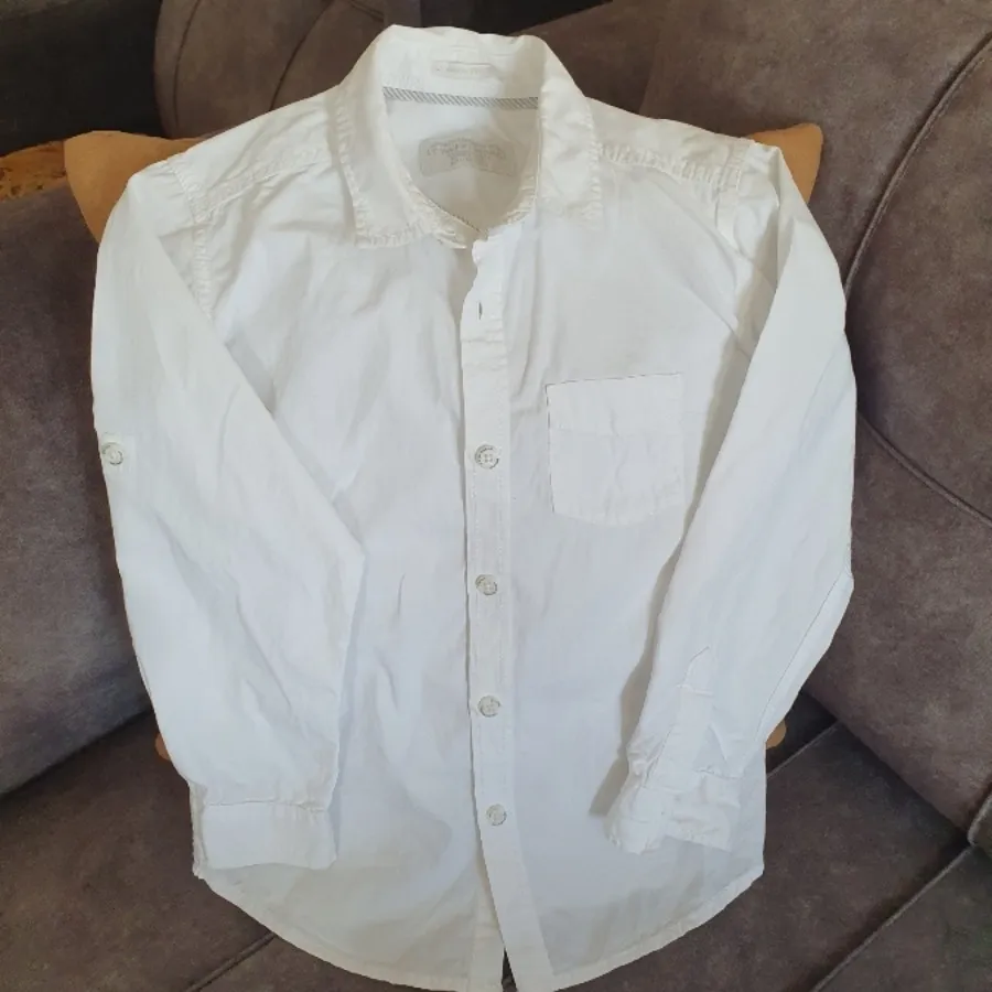 پیراهن سفید عین نو