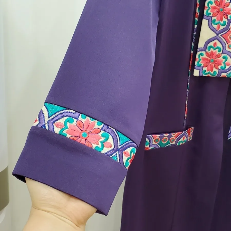 مانتو مزونی سوزن دوزی