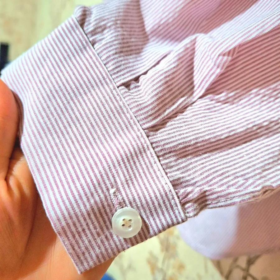 شومیز راه راه صورتی