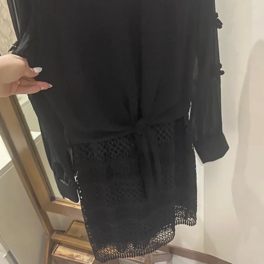 پیراهن گیپور حریر