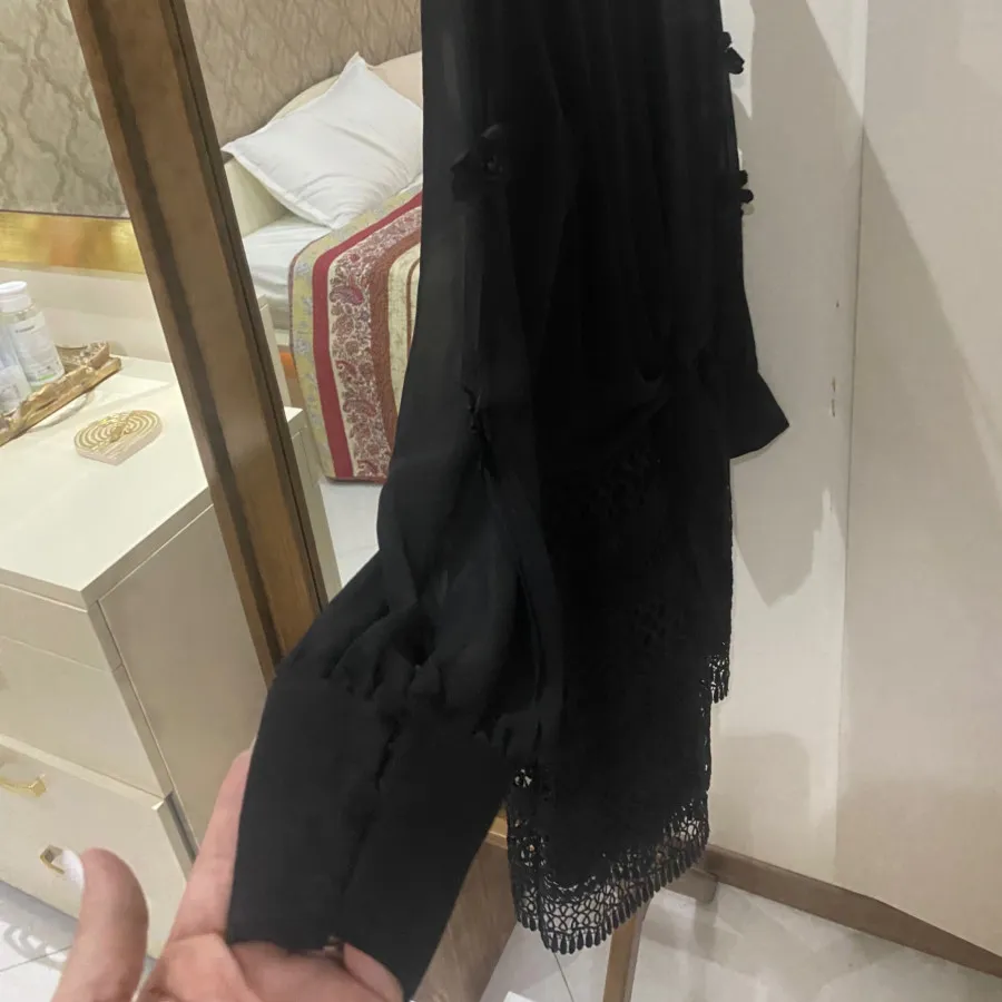 پیراهن گیپور حریر