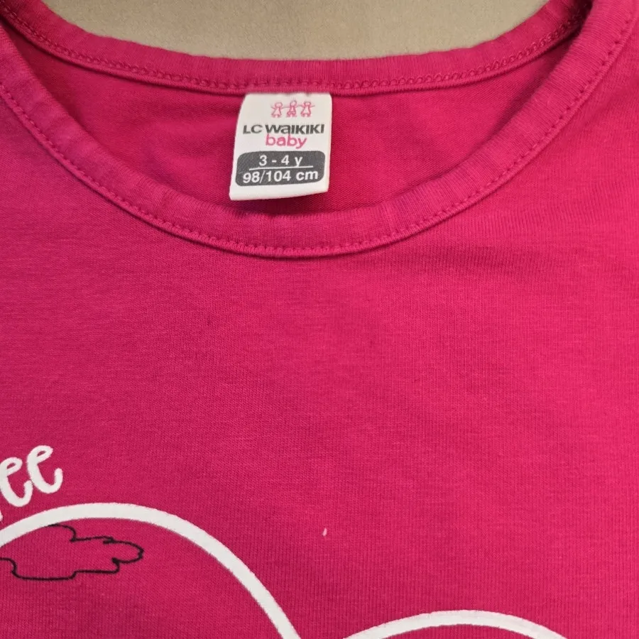 تیشرت دخترانه ی ال سی