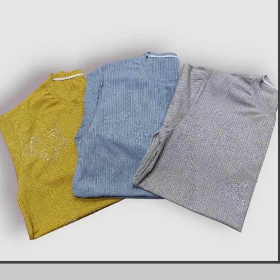 بلوزمجلسی زنانه نگین دوزی