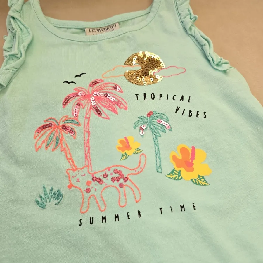 تیشرت دخترانه ی ال سی