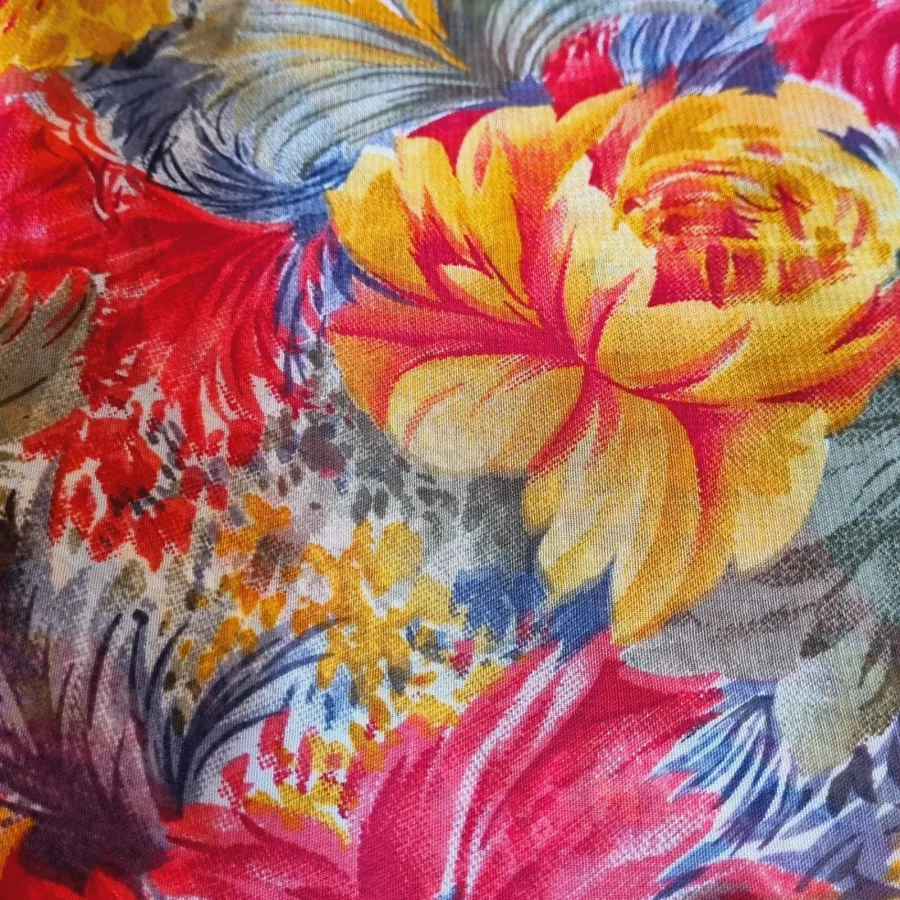 پارچه حریر طرحدار