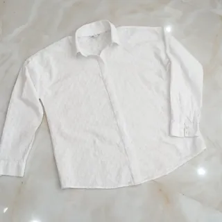 شومیز سفید نخ