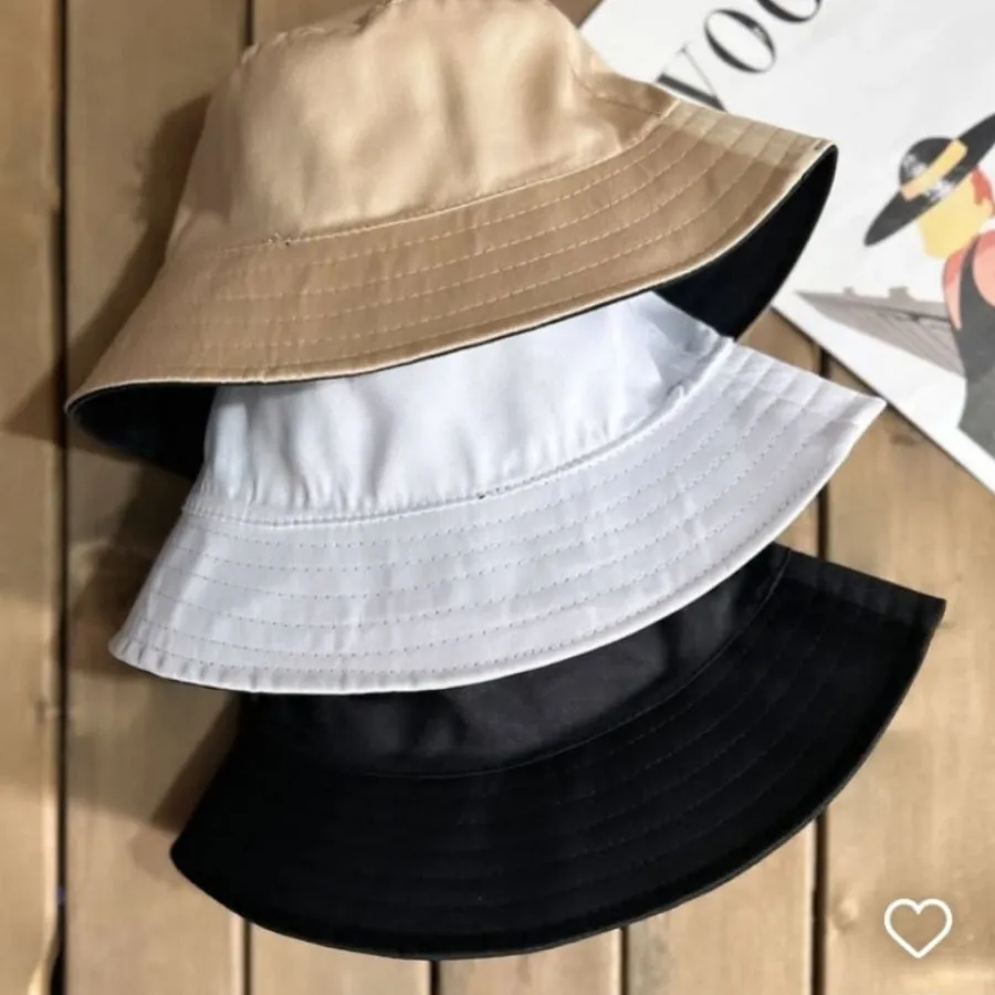 کلاه باکت کتان مشکی