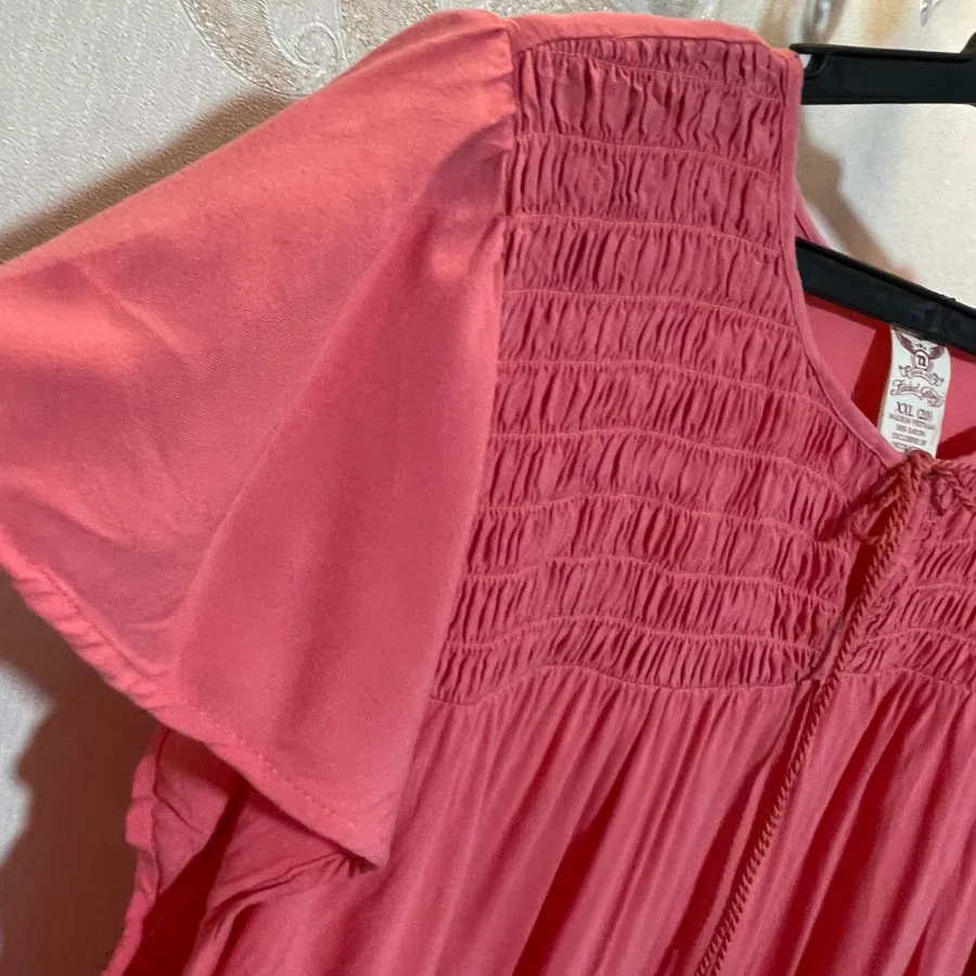 بلوز آستین کوتاه نخ