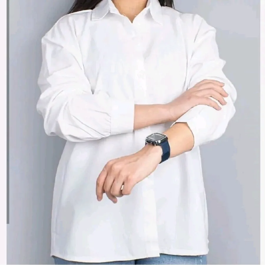 شومیز سفید ساده شیک