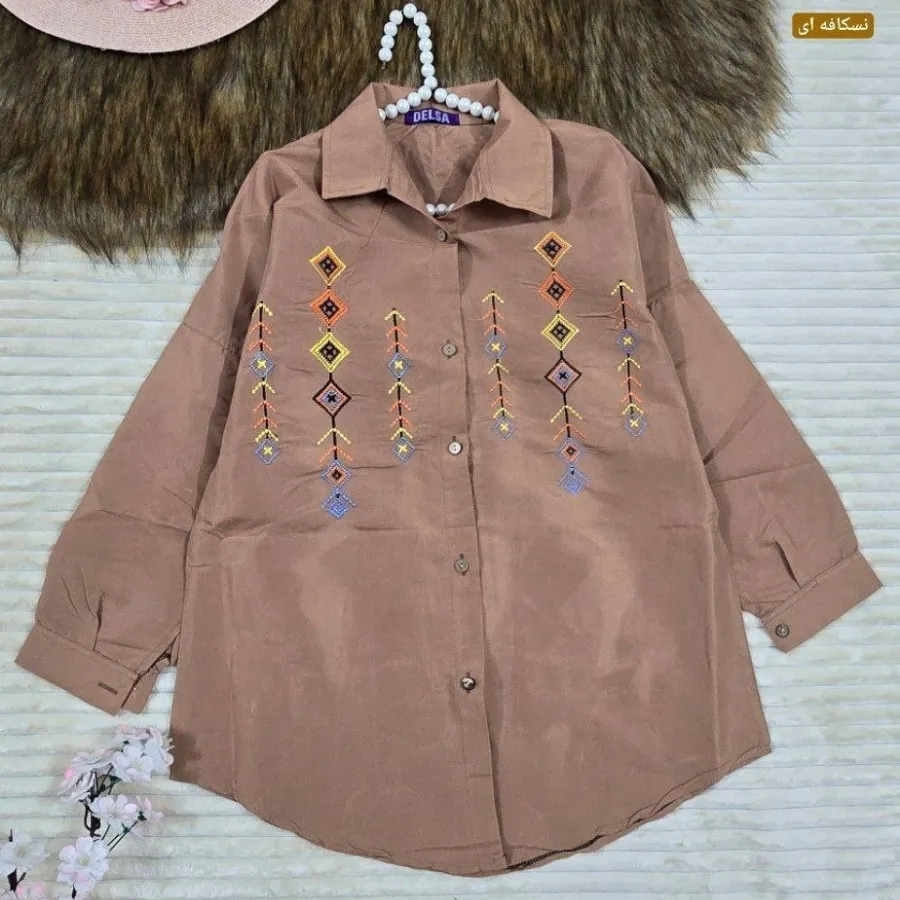 شومیز گلدوزی