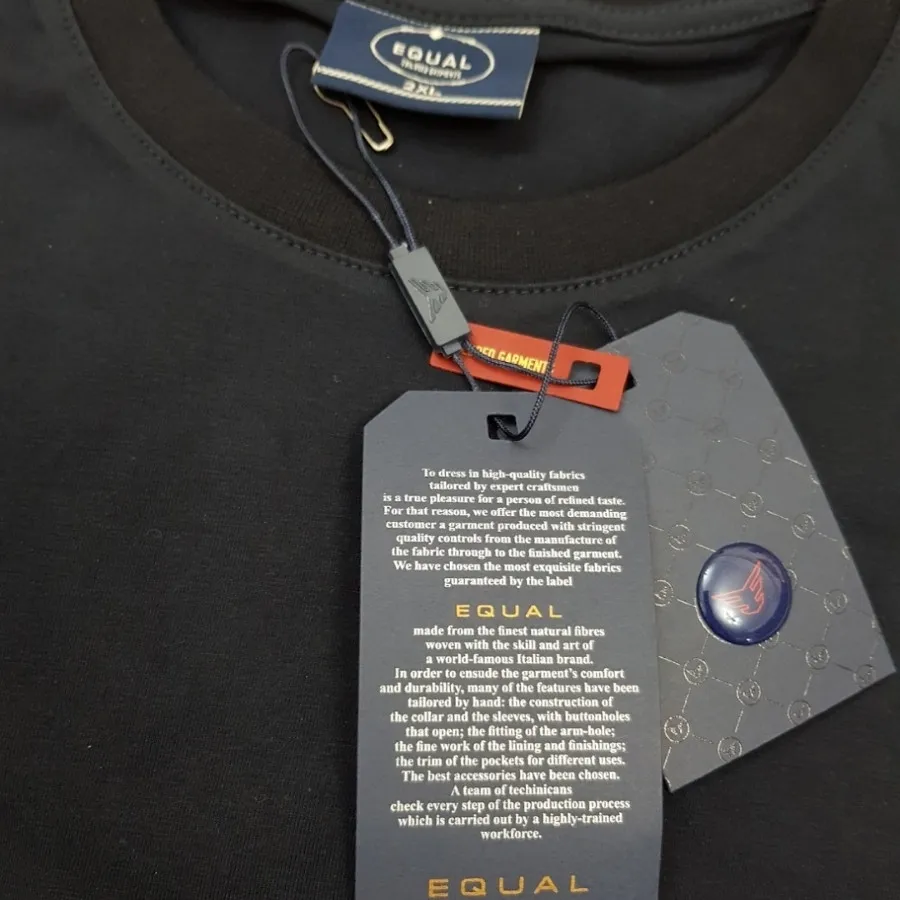 تیشرت پنبه لاکرا سرمه ای