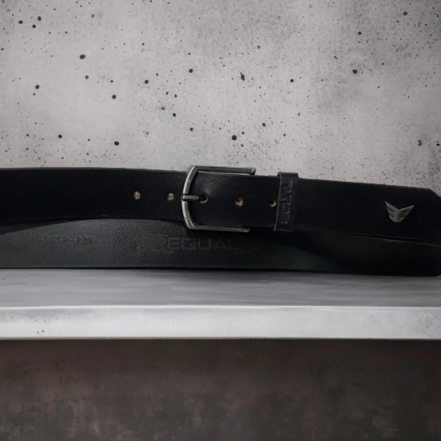 کمربند چرم ترک مشکی