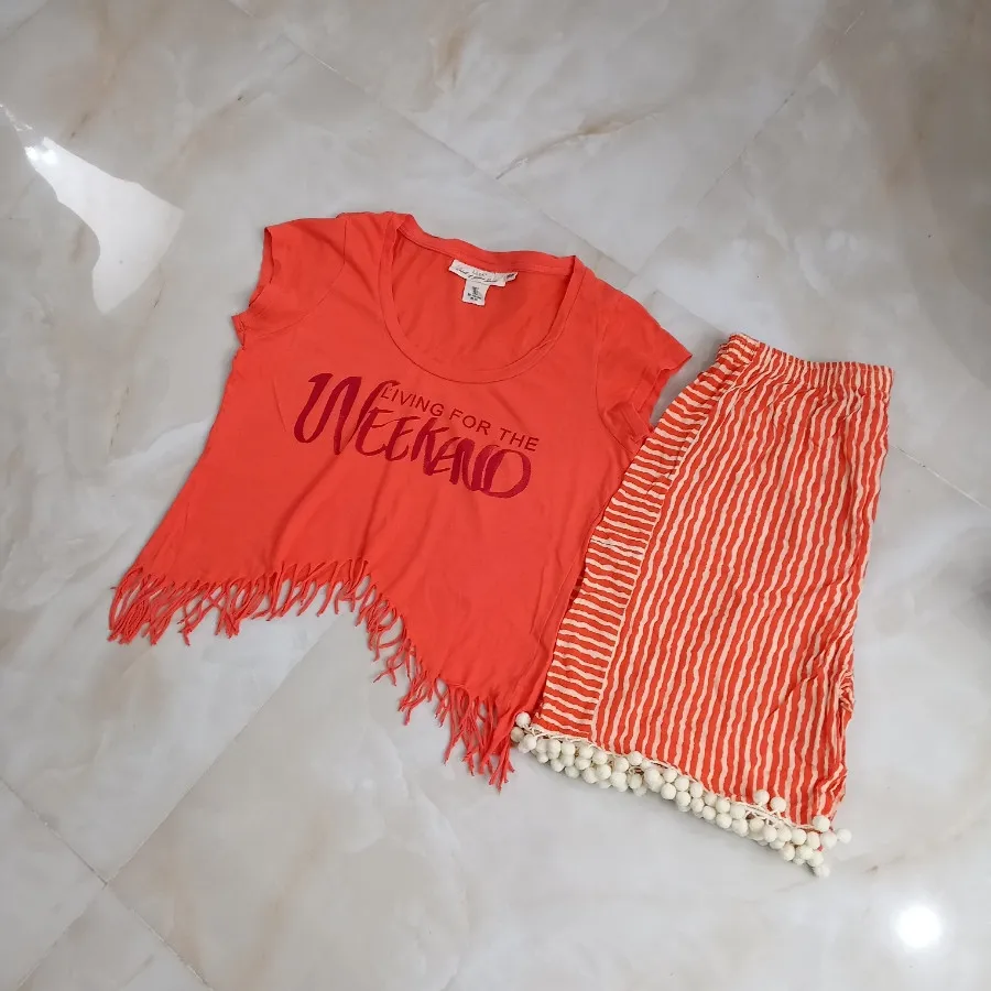 تاپ شلوارک دخترانه