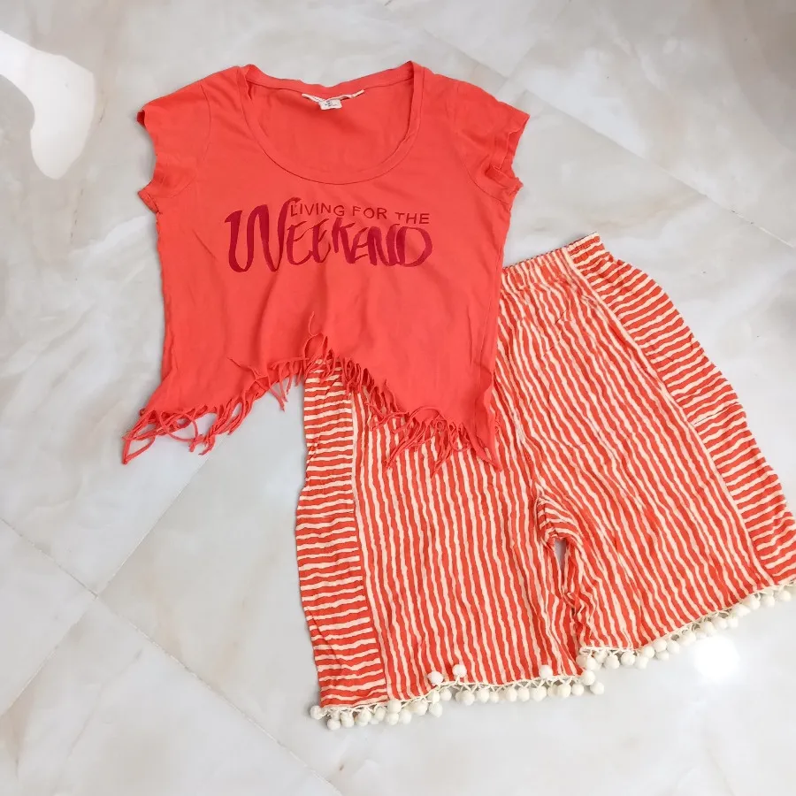 تاپ شلوارک دخترانه