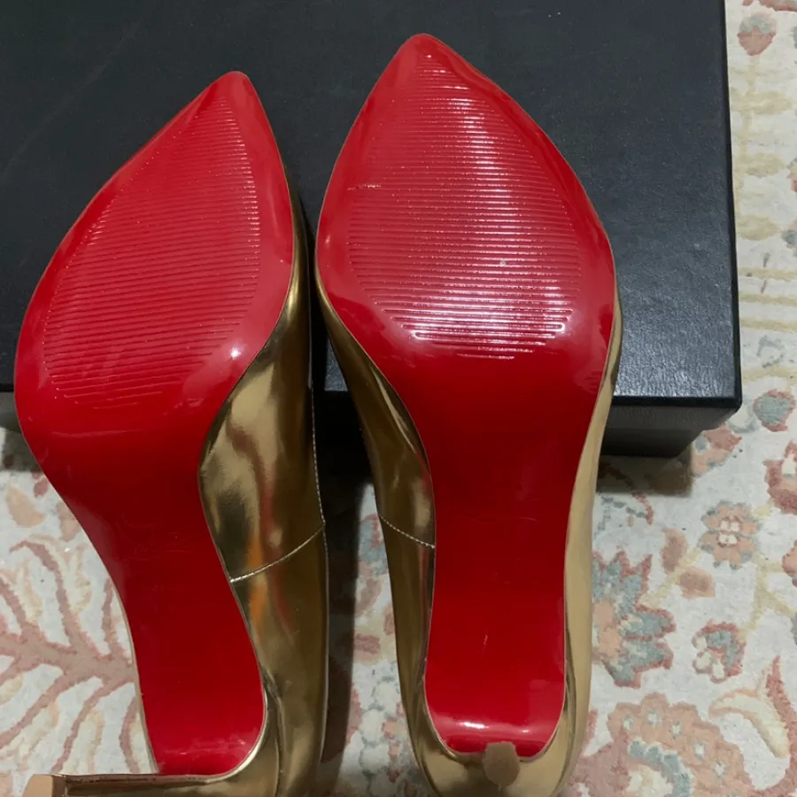 کفش مجلسی طلایی خارجی