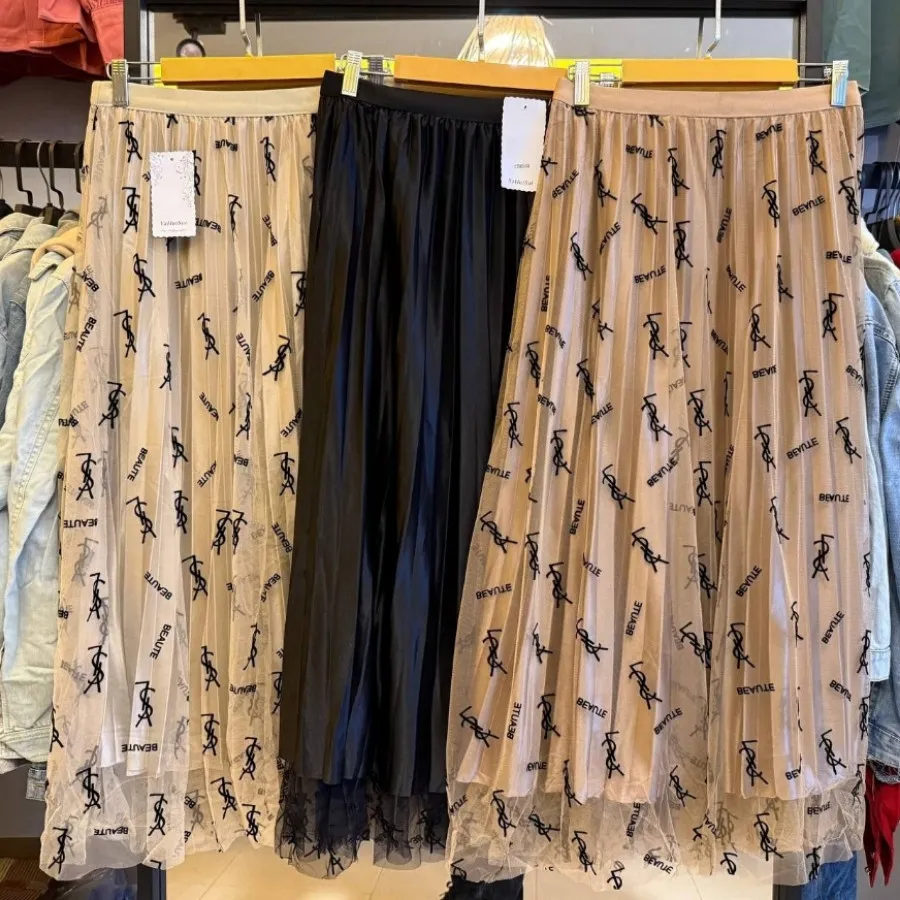 دامن دورو حریرگل مخملی