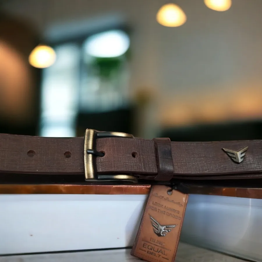 کمربند چرم ایتالیا باریک