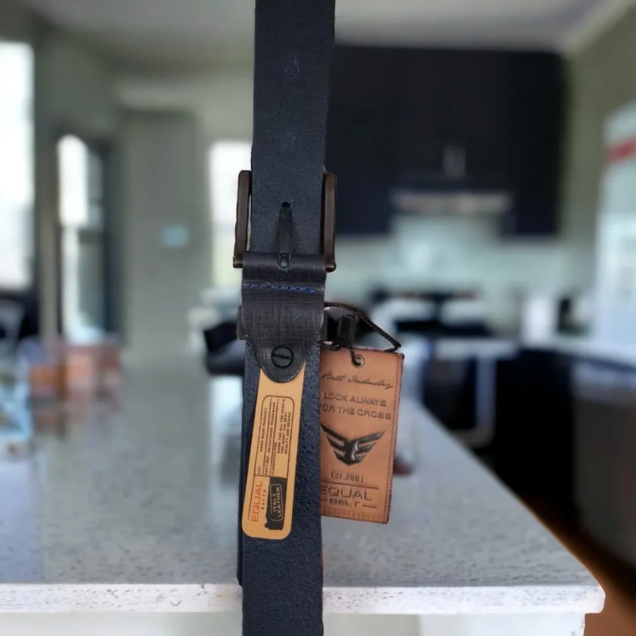 کمربند چرم ایتالیا باریک