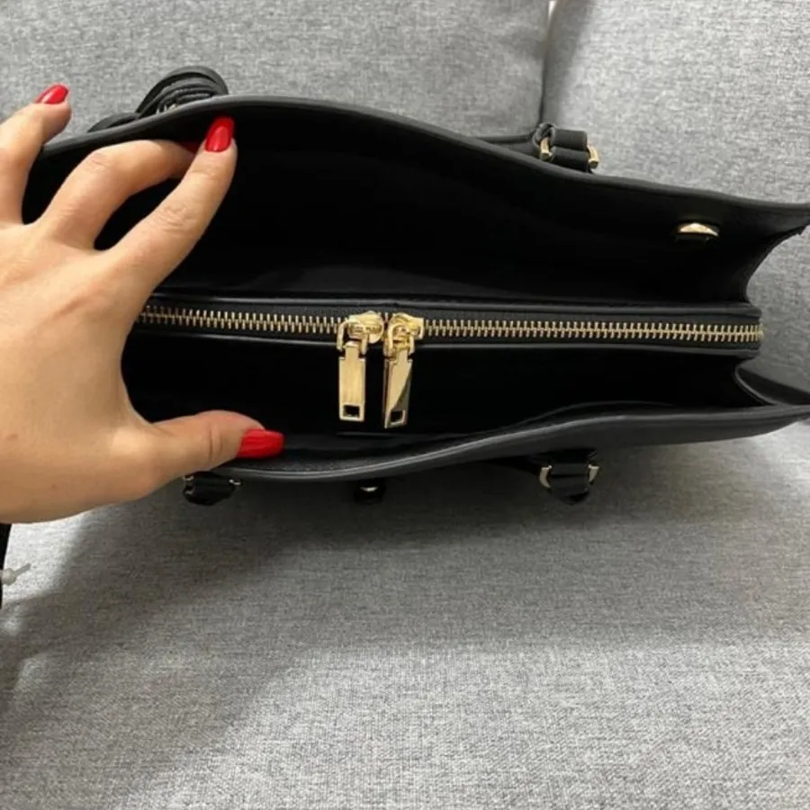 کیف دوشی چرمی مشکی