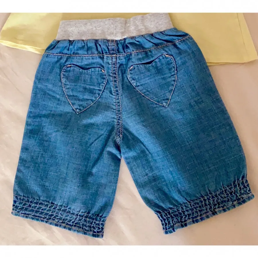 شلوارک جین کاغذی