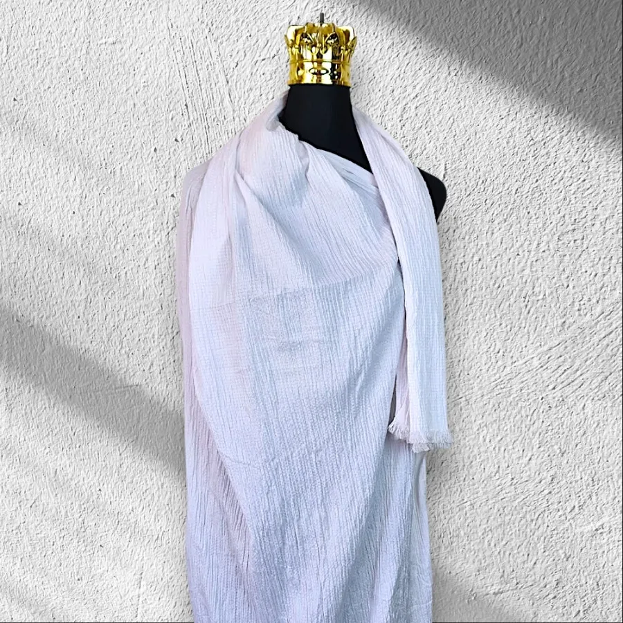 شال سفید ساده