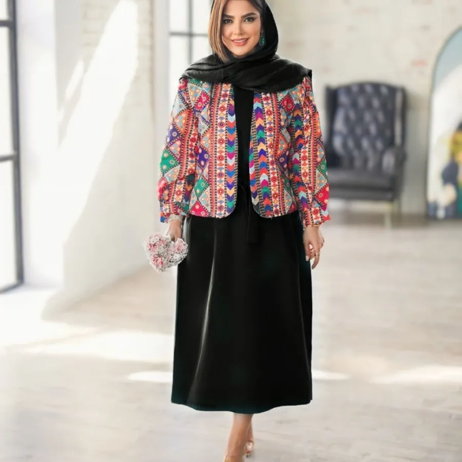 کت و سارافون کمربند مزونی