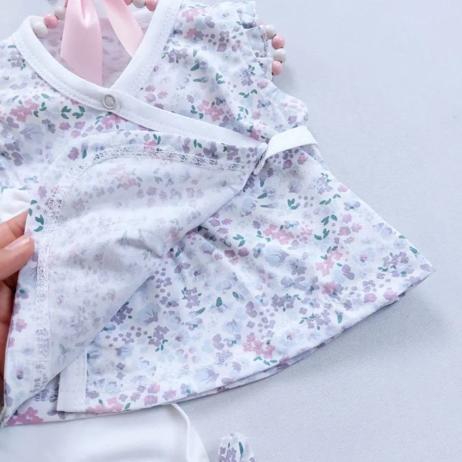 تاپ شورت گل ریز پاپیونی