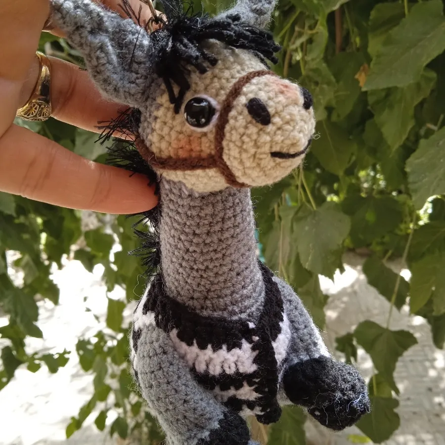 عروسک بافتنی الاغ