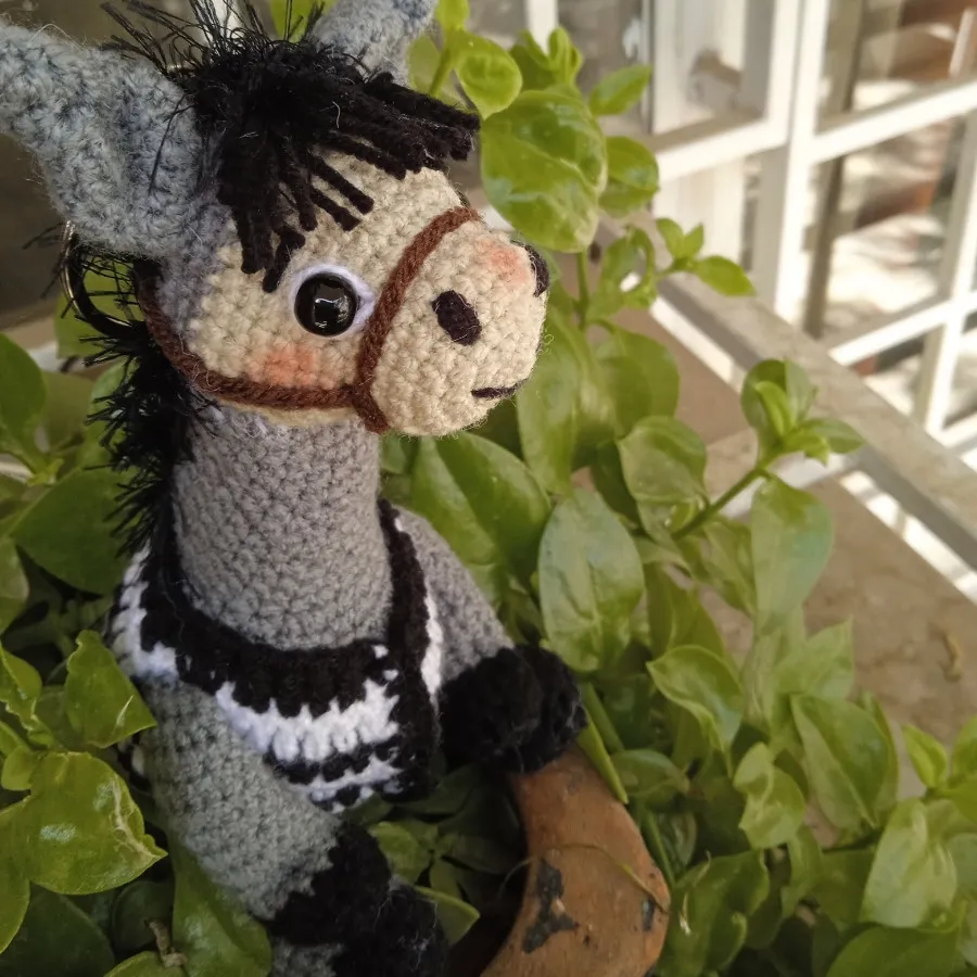 عروسک بافتنی الاغ