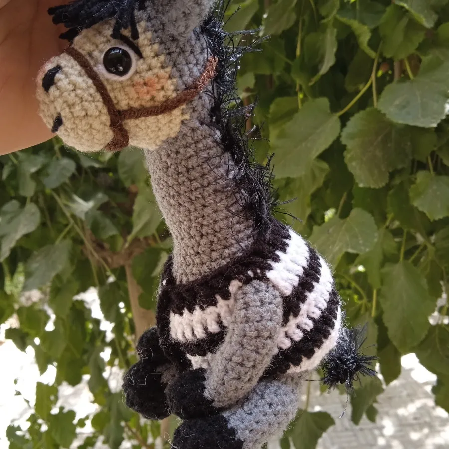 عروسک بافتنی الاغ