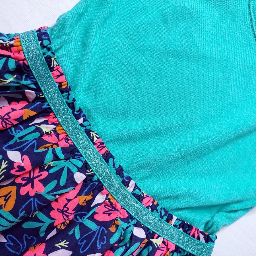 پیراهن نخی دخترانه