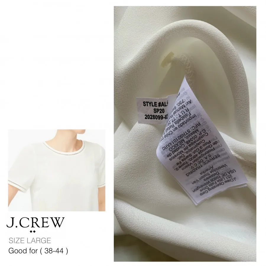 شومیز کرپ مجلسی j.crew