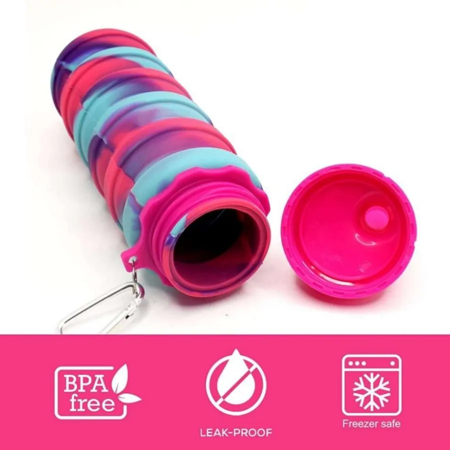 قمقمه مدل سیلیکونی تاشو