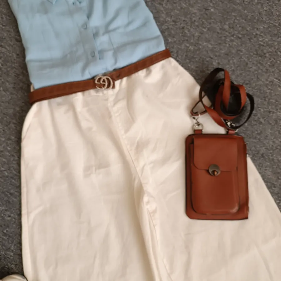 شلوار لینن بگ