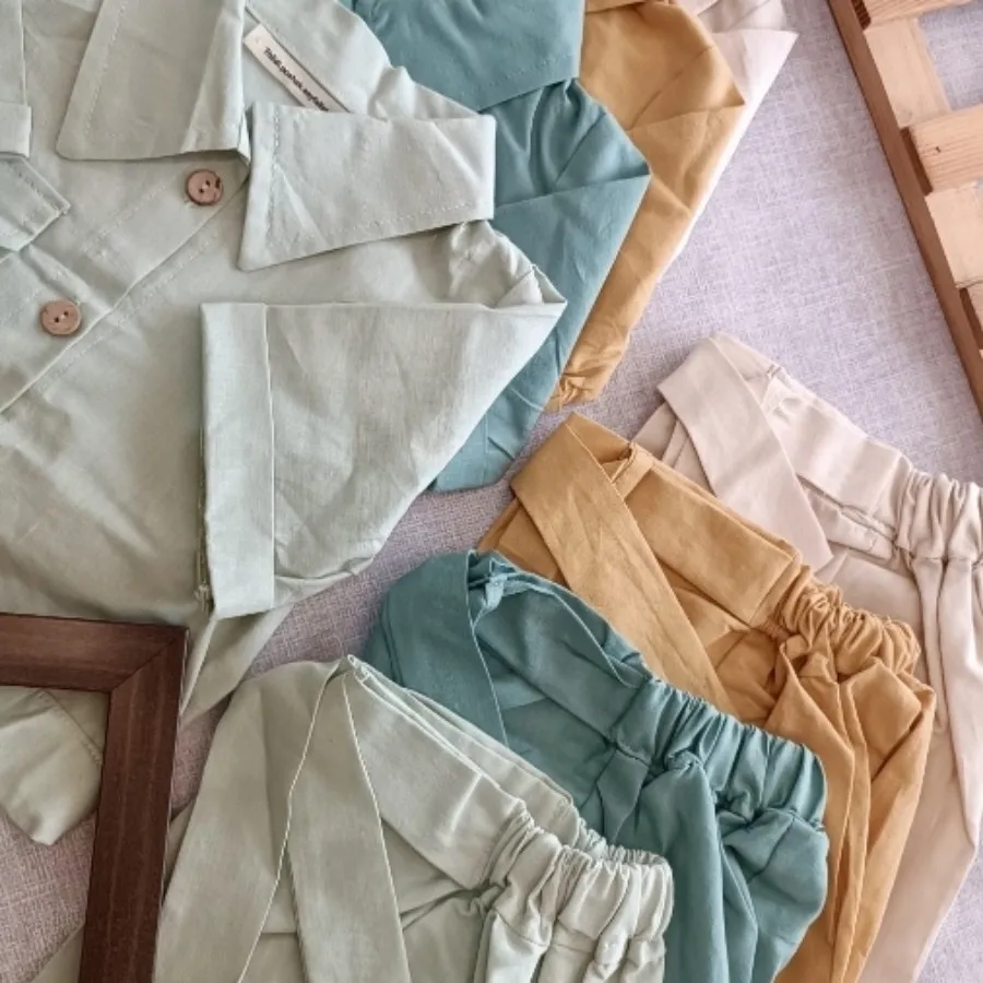 ست دخترانه لینن