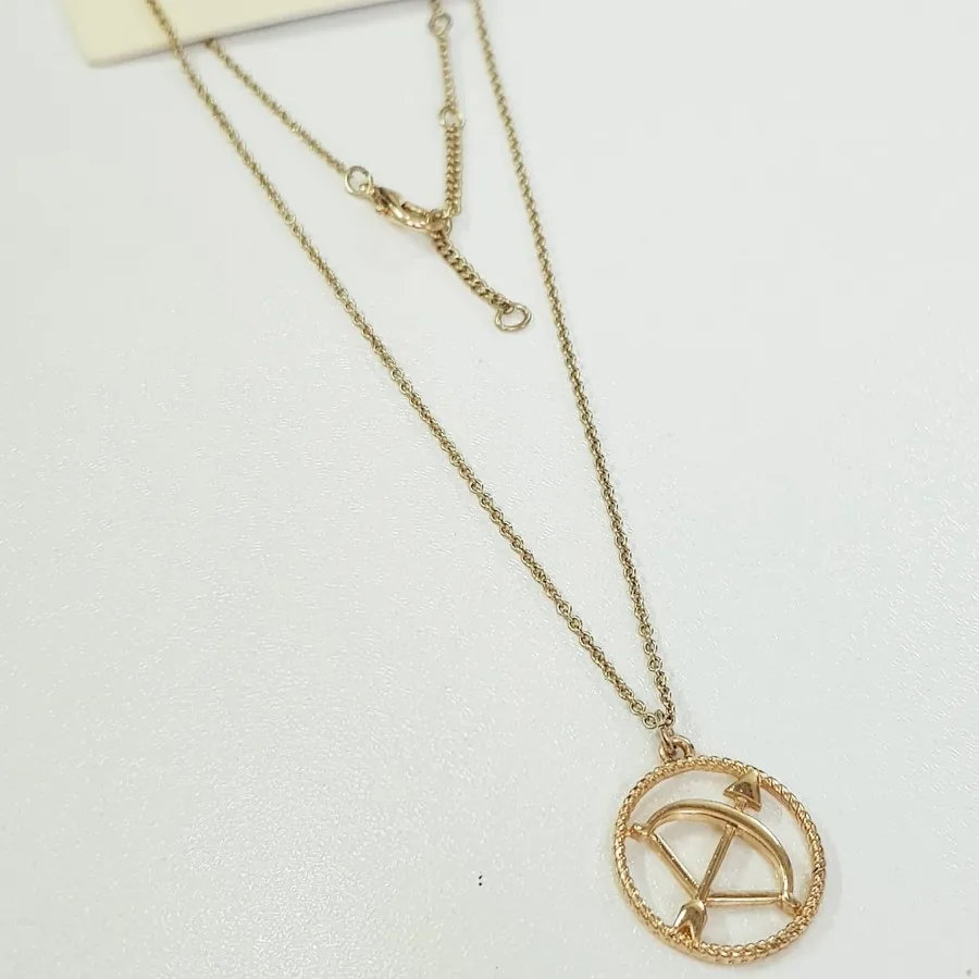 گردنبند آویز آذر طلایی