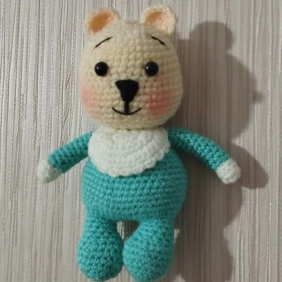 عروسک خرس پیشبند دار