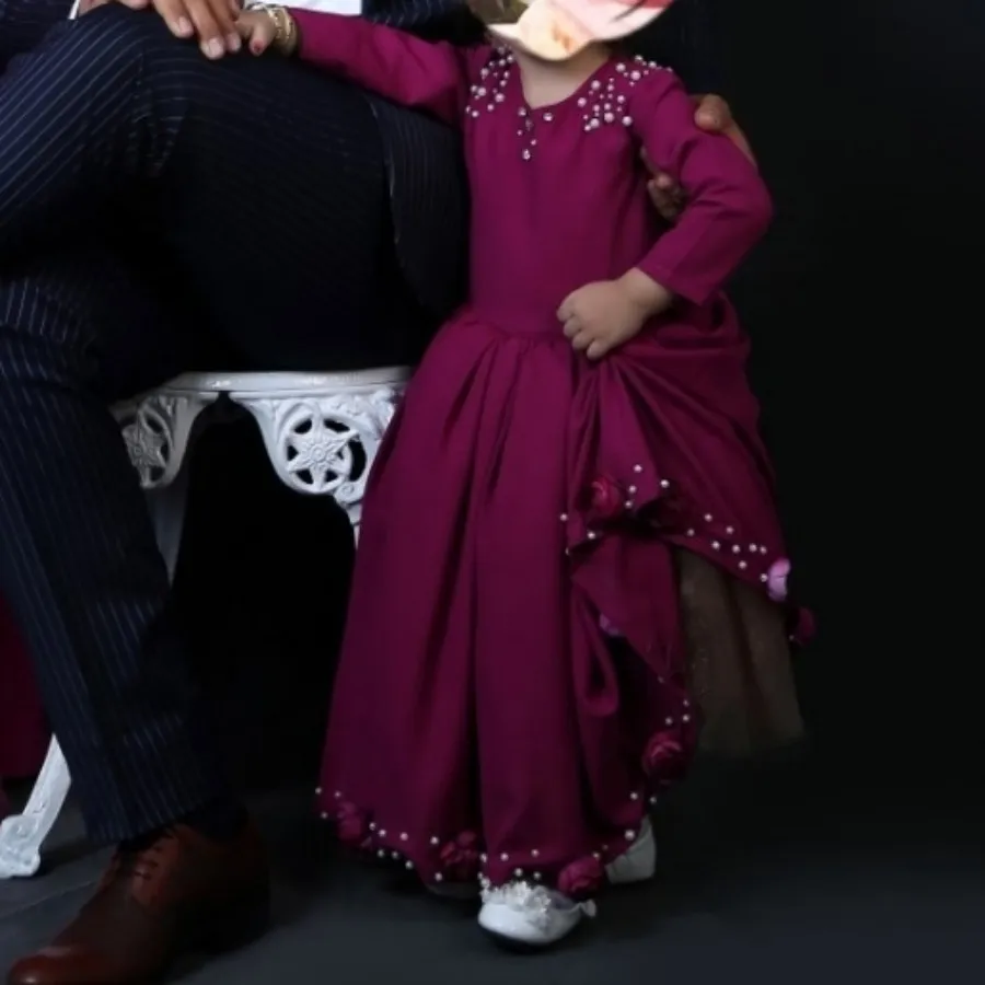 پیراهن مجلسی با کاپ کلاه