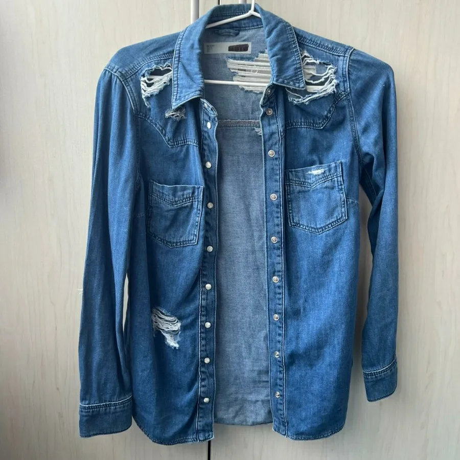 بلوز طرح مردونه جین