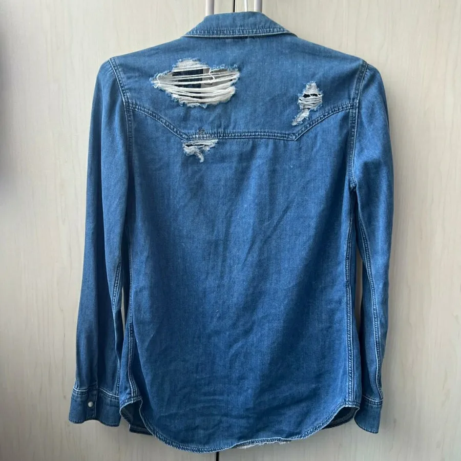 بلوز طرح مردونه جین