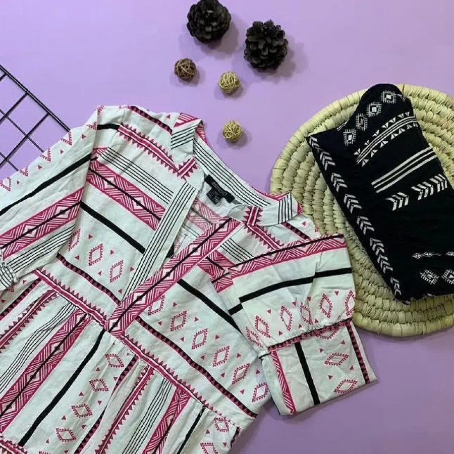 پیراهن نخی اسمارا