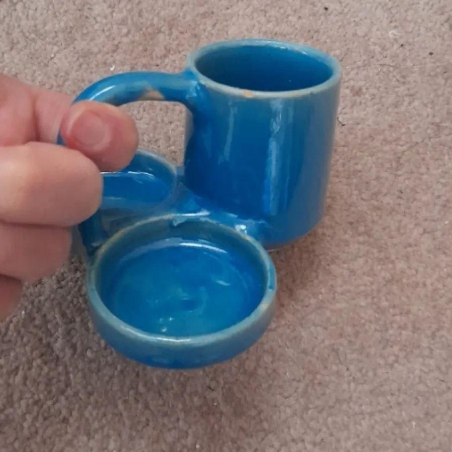 نمکدان سفالی قدیمی